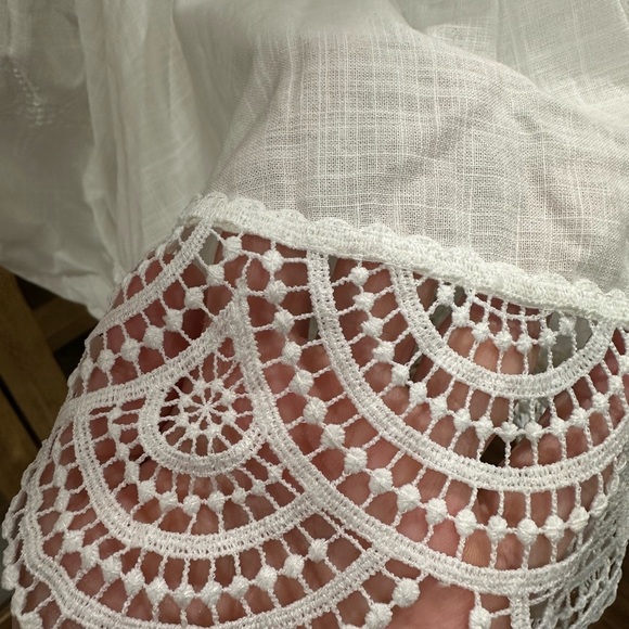 Waimari Panarea White Off-Shoulder Blouse size small sold out on revolve - Picture 7 of 12